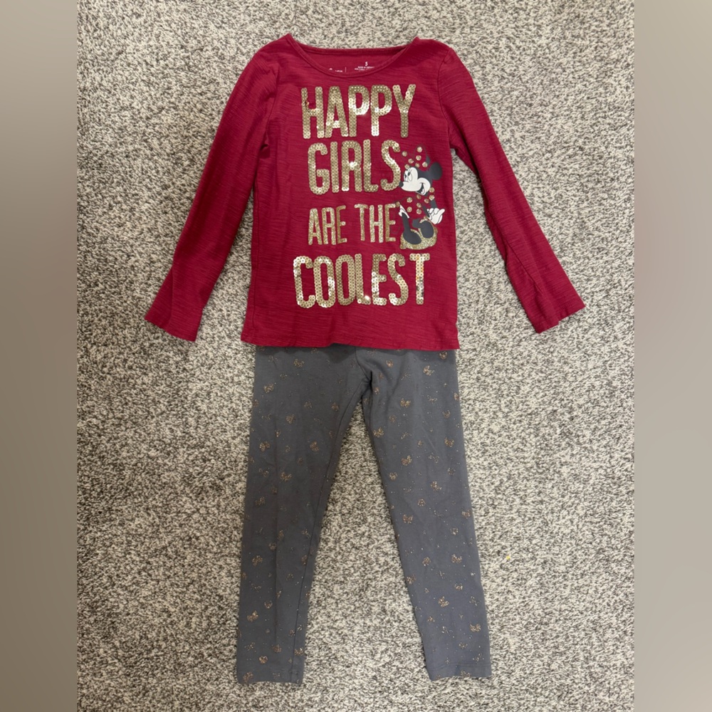 Disney Kids Matching Set - Red, White, Gray - Picture 2 of 6